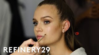 Get Ready With Victorias Secret Model Josephine Skriver  Get Glam  Refinery29 [upl. by Bourgeois205]