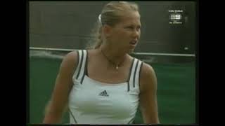 Anna Kournikova vs Barbara Schwartz  Wimbledon 1999 1R Highlights [upl. by Yddet390]