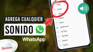 Como añadir nuevos sonidos y tonos de notificaciones a WhatsApp [upl. by Twitt]