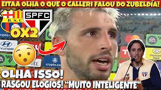 REAGINDO Olha o que o CALLERI falou do LUIS ZUBELDÍA após VITÓRIA [upl. by Horne]