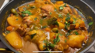 How to Make Puerto Rican Pollo en Fricasé Chicken Fricassee — Mari’s Cooking [upl. by Urien39]