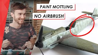 🔴 Painting Mottling Cloud Camo Effect  No Airbrush [upl. by Doris442]