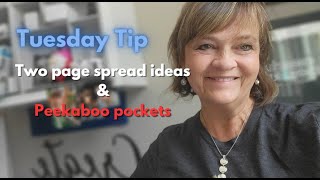 Tip Tuesday Page Layout ideas and Peekaboo demo [upl. by Yelyah]