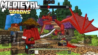 MELHORES ADDONS RPGMEDIEVAL PARA MINECRAFT PE 120 [upl. by Gee563]