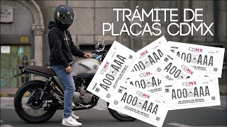 PLACAS PARA MOTO CDMX cómo es el trámite  ROCKETMAN 250 [upl. by Kliber]