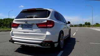 BMW F15 X5 xDrive 35i w ARMYTRIX Valvetronic Exhaust  Pure Sounds [upl. by Bohon791]