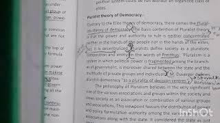 theories of democracy pluralist theory of democracy comparative politics by abrol [upl. by Llednahc]