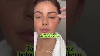 JANINE GUTIERREZ BEFORE AND AFTER MAKEUP TRANSFORMATIONjaninegutierrez makeup [upl. by Terrye]