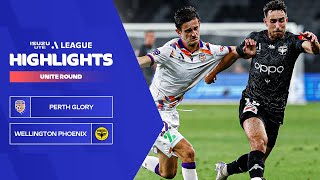 Perth Glory v Wellington Phoenix  Highlights  Isuzu UTE ALeague 202324  Unite Round [upl. by Rakia5]