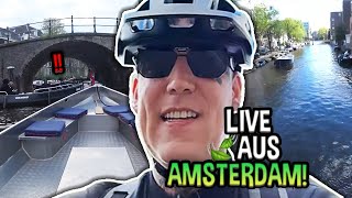 Fast UNFALL am Wasser 😱 XXL Tour durch AMSTERDAM 🇳🇱  MontanaBlack IRL [upl. by Ashraf]