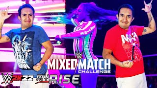 Mixed Match Roses Challenge  WWE 2K22 My Rise [upl. by Kunz]