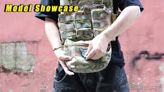 Airsoft Tactical Accessories Storage Bag Hunting Molle Vest Armor Carrier CRM CRX D3 Chest Rig [upl. by Sidoeht]