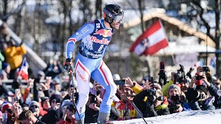 AUDI FIS Ski World Cup  Mens downhill  Kitzbühel AUT Jan 20 2024 weareskiing  Highlights [upl. by Ahseek]