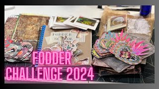 Fodder challenge 2024 Wrap Up   Fodder School 4 mixed media [upl. by Fernando]