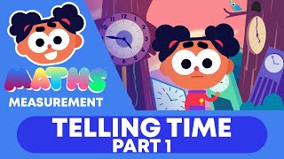 Telling Time Part 1  Measurement  Y1 Maths  FuseSchool Kids [upl. by Shaff]