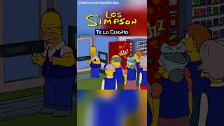 Homero roba televisores y se va del trabajo 📺 lossimpsonshorts [upl. by Casey]