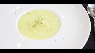 Crema vegana di patate e cetrioli  Chef Andrea Caporizzi  Saporie [upl. by Ebenezer418]