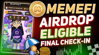 Memefi Airdrop Eligible Criteria চেক করে নিন  Memefi Airdrop Criteria  Memefi New Update [upl. by Leamsi548]