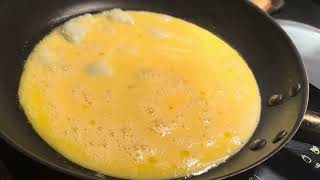 Eggs Coagulating in a Buttery Pan [upl. by Proud]