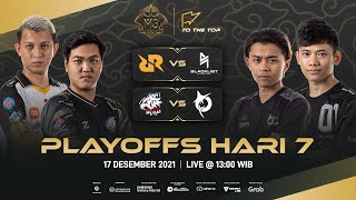 BAHASA INDONESIA M3 Playoffs Hari 7  MLBB World Championship 2021  Singapura [upl. by Anayeek919]