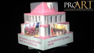 Pro Art Video Mapping Tort Weselny [upl. by Macdonell]