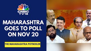 Maharashtra Elections 2 Alliances 6 Political Parties Battle For 288 Seats  CNBC TV18 [upl. by Arihsa]