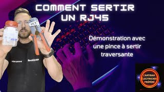 Comment câbler un RJ45 à sertir [upl. by Ibed]