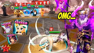 OUTSPEED or  He has Manannan and Asima in G1 Cleave Team  Summoners War [upl. by Chandra]