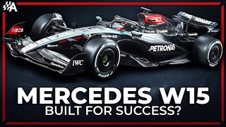 Mercedes W15 Revealed  A Complete Design Overhaul [upl. by Llednor]