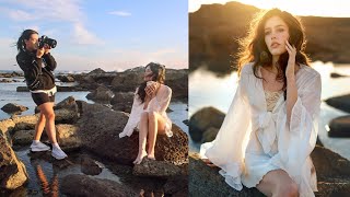 Golden Hour Natural Light Photoshoot Master Backlit Portraits Behind the Scenes [upl. by Meirrak461]