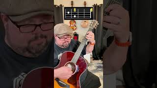 Easy Fingerstyle Guitar Tutorial shorts guitar guitarra music musica youtubeshorts [upl. by Petrick]