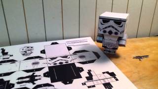 Star Wars cubeecraft papercraft stormtrooper [upl. by Mickelson]