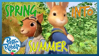 OfficialPeterRabbit  ☀️🌺🌸 SPRING into SUMMER 🌸🌺☀️  1 HOUR  Cartoons for Kids [upl. by Gee]