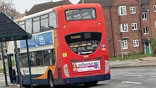 BEASTKICKDOWN Stagecoach Midlands ADL Enviro400 10920 MX06 XAV on Route 50 [upl. by Korns]