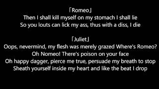 Romeo and Juliet Vs Bonnie and Clyde Lyrics Epic Rap Battles Of History [upl. by Evin]