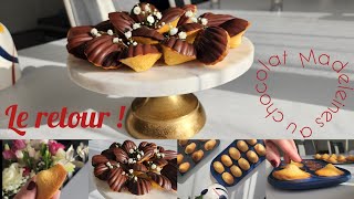 Madeleines coque en chocolat🍫 EXTRA moelleuses  De retour sur YouTube 😍 RECETTE INRATABLE [upl. by Nyltiac689]