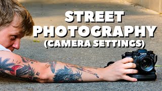 The Best Camera Settings For Street Photography [upl. by Efal]