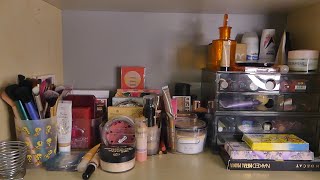 Organizando mi colección de maquillaje e incorporando el maquillaje nuevo [upl. by Anilatsyrc]