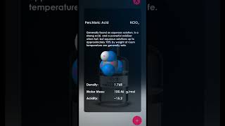 Perchloric acid  Perchloric acid  Perchloric acid formula  Chemistry short video [upl. by Hagar574]