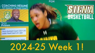 Siena Basketball Week 0 [upl. by Eicyal]