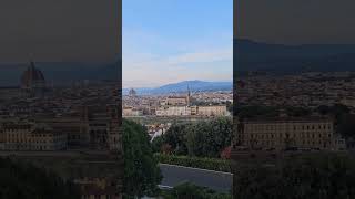 The Sunset from Piazzale Michaelangelo Florence  Italy [upl. by Haldes]