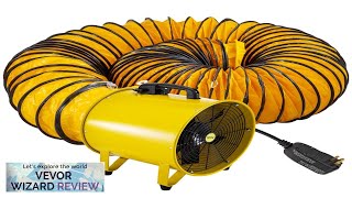 VEVOR Utility Blower Fan 16 Inches 1100W 2160 amp 3178 CFM High Review [upl. by Christmas]