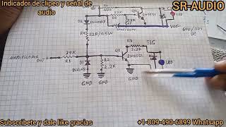 sistema de clipeo y señal de audio para amplicadores hecho en casa [upl. by Nnalyrehs]