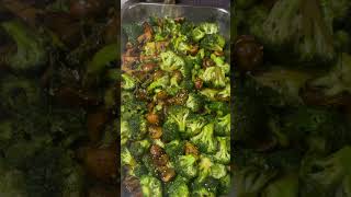 Teriyaki mushrooms and broccoli foodie eatlunch food [upl. by Dorcea]