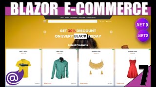 7️⃣Build a Stunning eCommerce App with NET 9 Blazor amp NET 8 API 🚀  FullStack Tutorial [upl. by Guildroy]