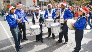 Marching Bands at Childrens Holiday Parade 2012 [upl. by Eckel]