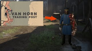 Something strange will happen if Arthur brings a lawman to Van Horn  rdr2 [upl. by Noslen]