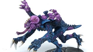 Painting Showcase Purestrain Genestealer  Tyranids  Warhammer 40k  Rogue Trader  Horus Heresy [upl. by Alurd]