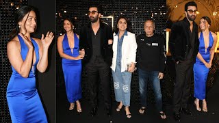 Alia Bhatt Ranbir Kapoor Neetu Kapoor amp Mahesh Bhatt arrived at Success Bash of Film Animal 😍💖📸 [upl. by Debra518]