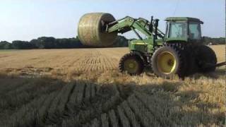 Picking Up Straw Bales [upl. by Nomzed]